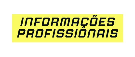 Informações Profissionais